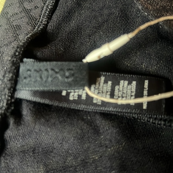 SKIMS Logo Mesh Foil Legging Onyx size L NWT - Picture 4 of 10